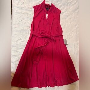 Love X Design Prescott Sleeveless Fit and Flare Belted Wrap Dress Sz XL